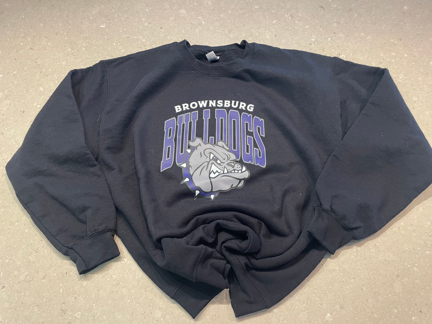 Brownsburg Bulldogs large logo crew