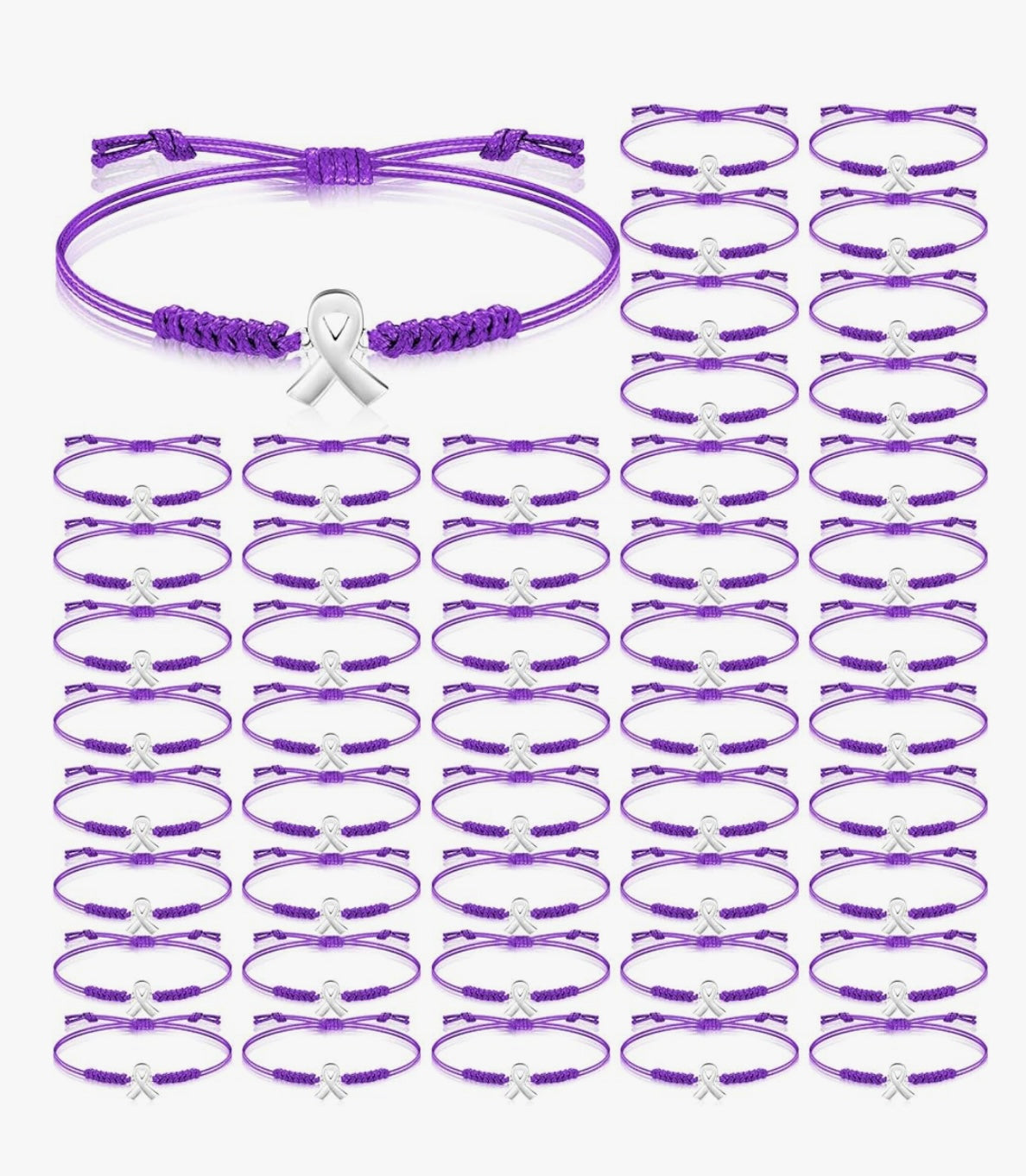 Purple adjustable Bracelet