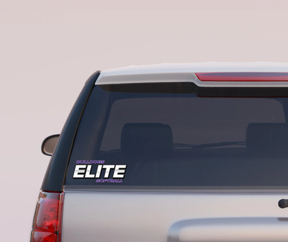Bulldog Elite Car Decal