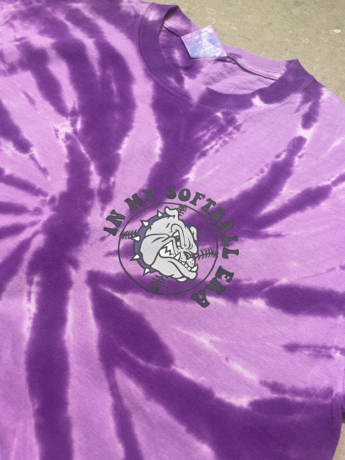 In my Softball Era Tie-dye Tee