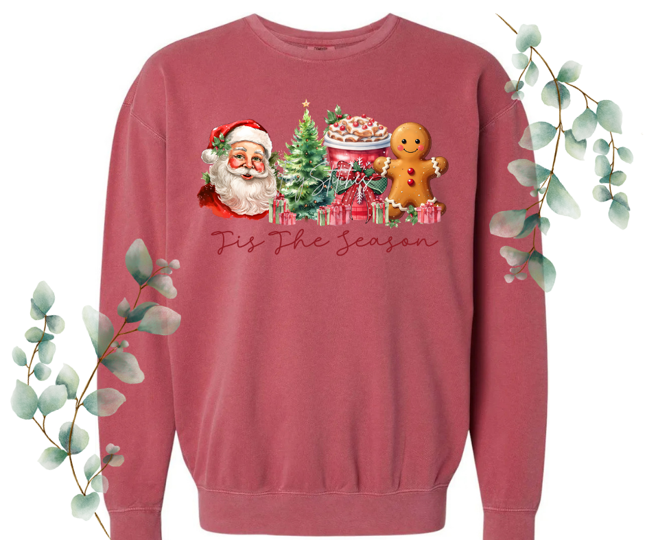 Tis’ the Season Comfort Colors Crew
