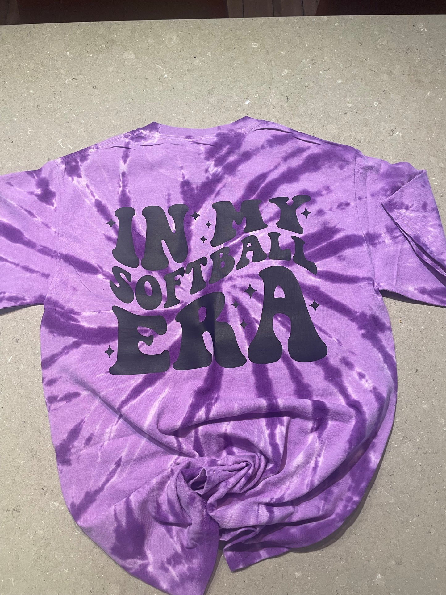 In my Softball Era Tie-dye Tee