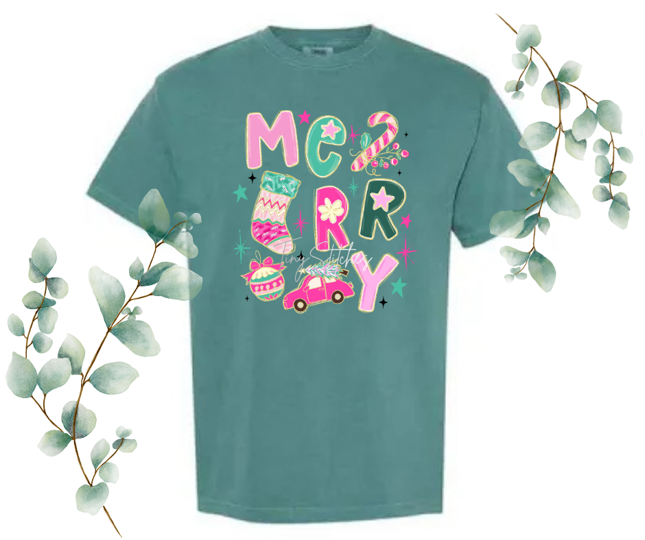 Merry Comfort Colors Tee