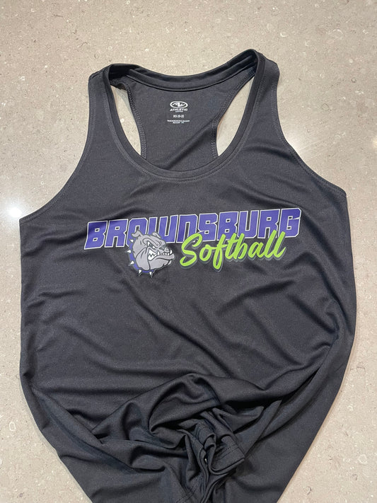Bulldogs softball Women’s razorback tank