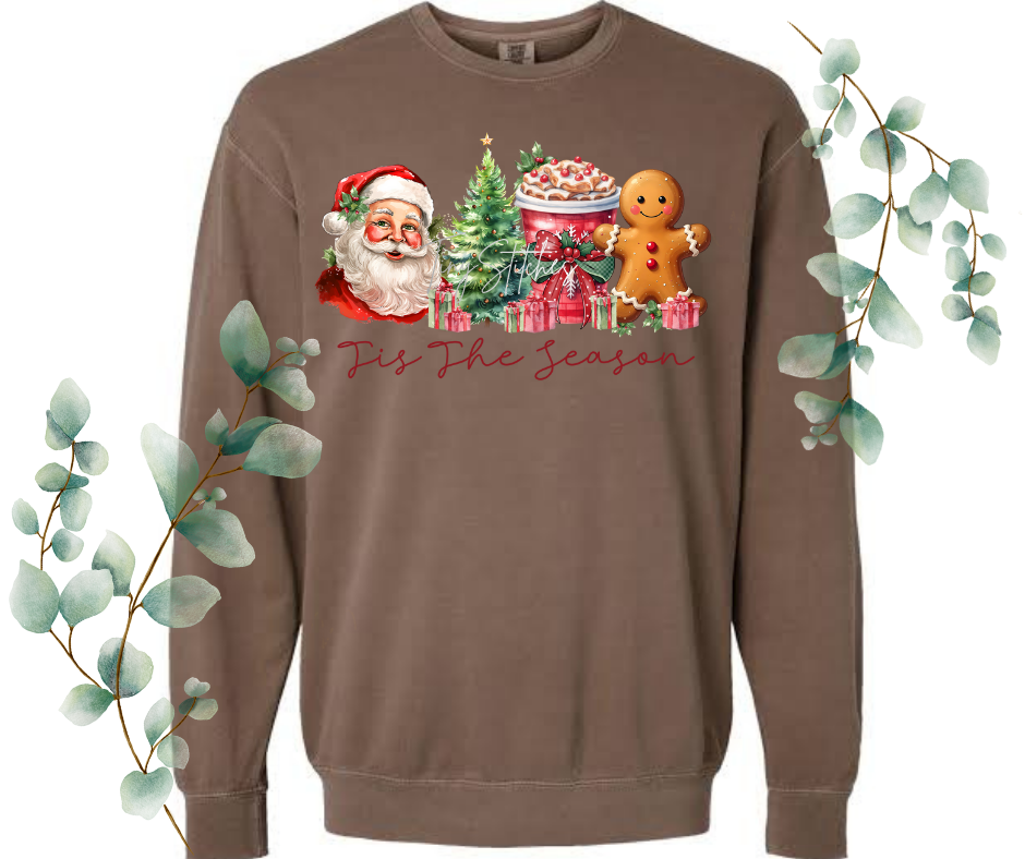 Tis’ the Season Comfort Colors Crew