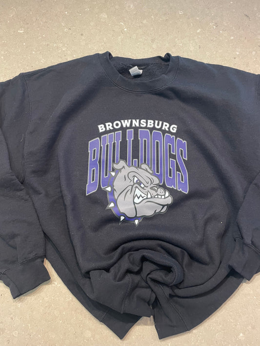 Brownsburg Bulldogs large logo crew