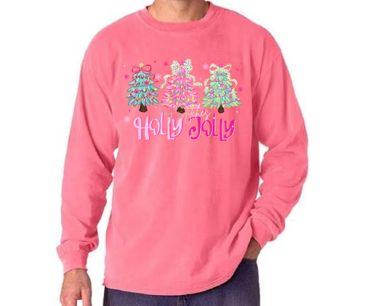 Holly Jolly Comfort Colors Crew