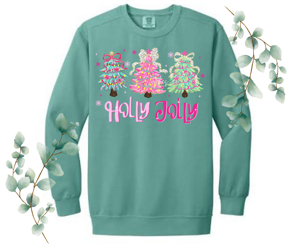 Holly Jolly Comfort Colors Crew