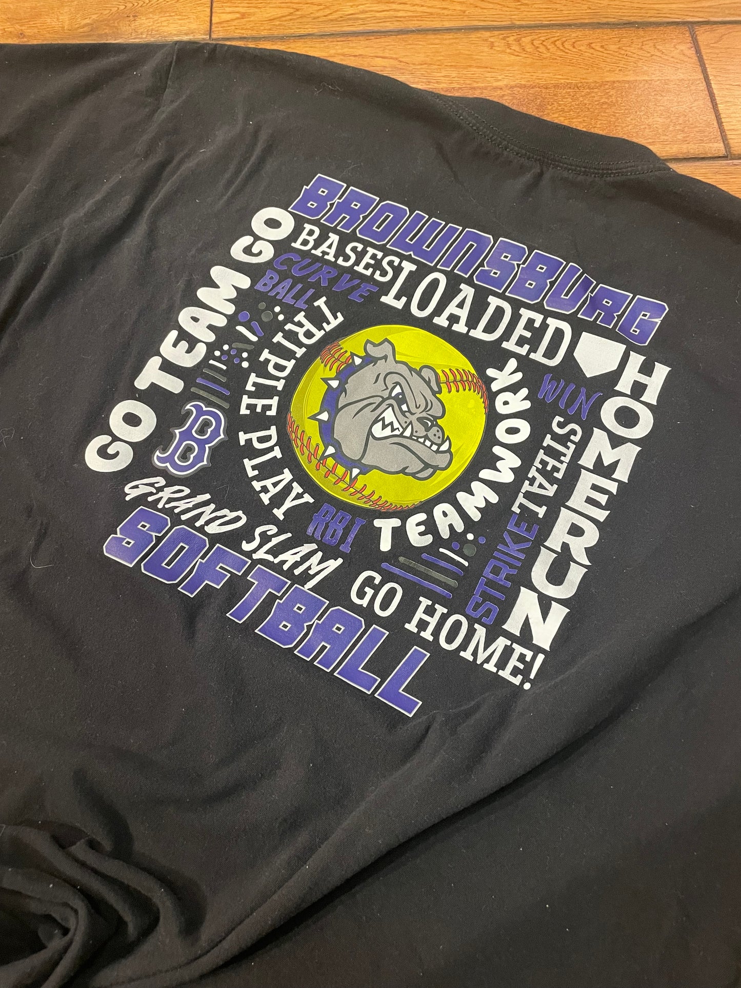 Brownsburg Softball Play Hard T-Shirt
