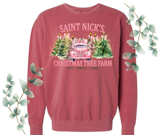 St. Nick Tree Farm Comfort Colors Crew