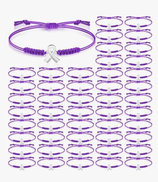 Purple adjustable Bracelet