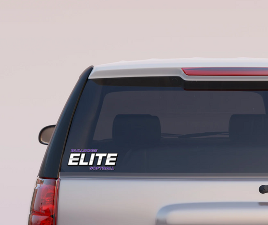 Bulldog Elite Car Decal